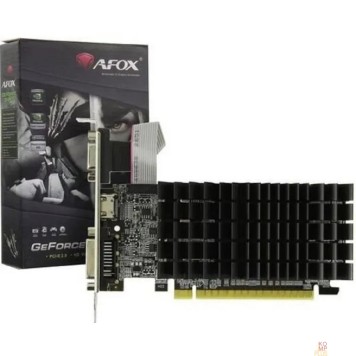 Видеокарта Видеокарта AFOX Geforce G210 LP 1GB, DDR3 64-bit, VGA/DVI/HDMI  Fan (AF210-1024D3L5) RTL 
