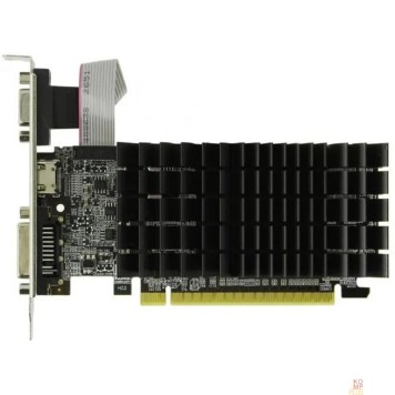 Видеокарта Видеокарта AFOX Geforce G210 LP 1GB, DDR3 64-bit, VGA/DVI/HDMI  Fan (AF210-1024D3L5) RTL -2