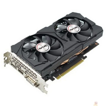 Видеокарта Видеокарта AFOX GTX1660TI 6Gb 192bit GDDR6 DP/DVI/HDMI  ATX Dual Fan (AF1660TI-6144D6H4) RTL-1