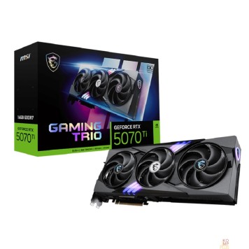 Видеокарта Видеокарта MSI RTX5070Ti GAMING TRIO OC 16GB GDDR7 256bit 3xDP HDMI 3FAN RTL