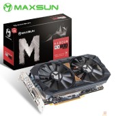Видеокарта Видеокарта MAXSUN MS-RX580 8Gb GDDR5, 256bit,1206/6000Mhz,  3*DP/HDMI/DVI, 2 FAN (MS-RX580 2048SP Big Mac Plus 8G) RTL
