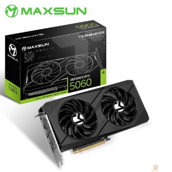 Видеокарта Видеокарта MAXSUN MS-RTX5060 TRB 8G T0 GeForce RTX 5060 8Gb DDR7 128 bit 3*DP/HDMI 2FAN RTL