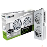 Видеокарта Видеокарта PCIE16 RTX5060 8GB PA-RTX5060 WHITE OC 8GB PALIT Видеокарта Видеокарта PCIE16 RTX5060 8GB PA-RTX5060 WHITE OC 8GB PALIT