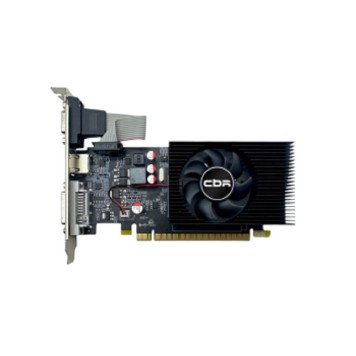 Видеокарта CBR GT730 2Gb DDR3, 128bit, 700Mhz, 1*HDMI + 1*DVI + 1*VGA, 49W, Ret VGA-STX730-2G-RTL