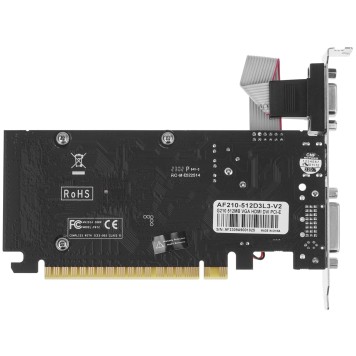 Видеокарта AFOX G210 512MB DDR3 VGA/DVI/HDMI 1FAN LP (AF210-512D3L3-V2) RTL-1