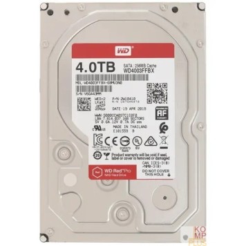 Жесткий диск 4TB WD Red Pro (WD4003FFBX) {Serial ATA III, 7200- rpm, 256Mb, 3.5