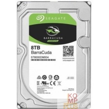 Жесткий диск 8TB Seagate BarraCuda (ST8000DM004) {Serial ATA III, 5400 rpm, 256mb buffer}