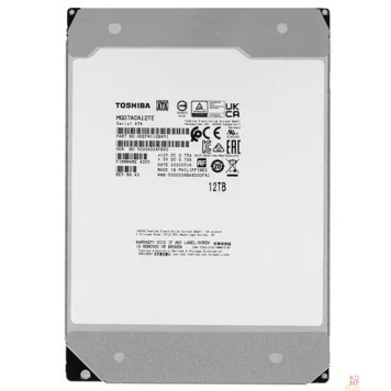 Жесткий диск 12TB Toshiba (MG07ACA12TE) {SATA-III, 7200RPM, 256MB buffer, 3.5 