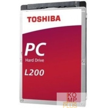 Жесткий диск 1TB Toshiba L200 Slim (HDWL110UZSVA/HDKCB88ZKA01T) {SATA-III, 5400RPM, 128MB, 2.5