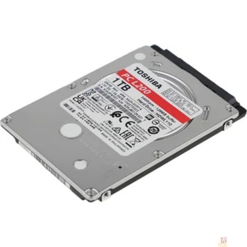 Жесткий диск 1TB Toshiba L200 Slim (HDWL110UZSVA/HDKCB88ZKA01T) {SATA-III, 5400RPM, 128MB, 2.5