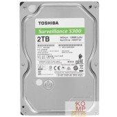 Жесткий диск 2TB Toshiba Surveillance S300 (HDWT720UZSVA/HDKPB04Z0A01) {SATA 6.0Gb/s, 5400 rpm, 128Mb buffer, 3.5