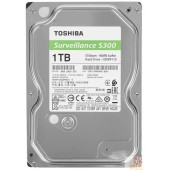 Жесткий диск HDD 1Tb TOSHIBA S300 Surveillance 5400rpm 64Mb SATA3 3,5
