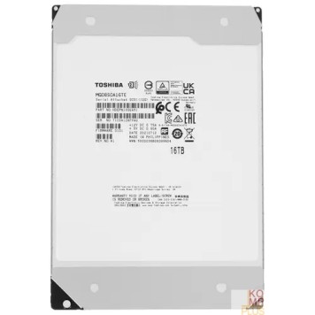 Жесткий диск 16TB Toshiba Enterprise Capacity (MG08SCA16TE) SAS 12Gbit/s, 7200 rpm, 512Mb buffer, 3.5