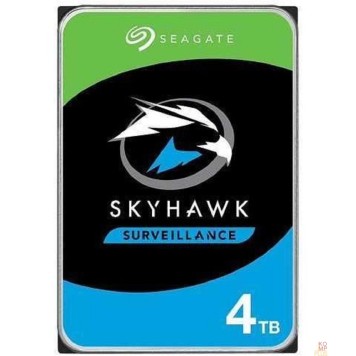 Жесткий диск 4TB Seagate Skyhawk (ST4000VX013) {Serial ATA III, 5400 rpm, 256mb, для видеонаблюдения}