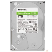 Жесткий диск 4TB Toshiba Surveillance S300 (HDWT840UZSVA) {SATA 6.0Gb/s, 5400 rpm, 256Mb buffer, 3.5