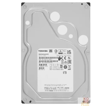 Жесткий диск 6TB Toshiba Server (MG08ADA600E)  {SATA-III, 7200 rpm, 256Mb buffer, 3.5