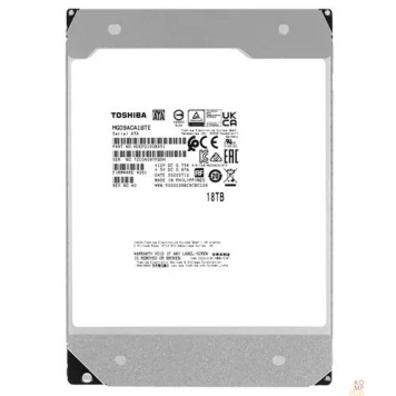 Жесткий диск 18TB Toshiba Enterprise Capacity (MG09ACA18TE) SATA, 7200 rpm, 512Mb buffer, 3.5