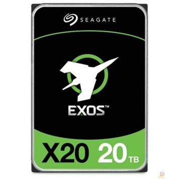 Жесткий диск 20TB Seagate Exos X20 (ST20000NM002D) {SAS 12Gb/s, 7200 rpm, 256mb buffer, 3.5
