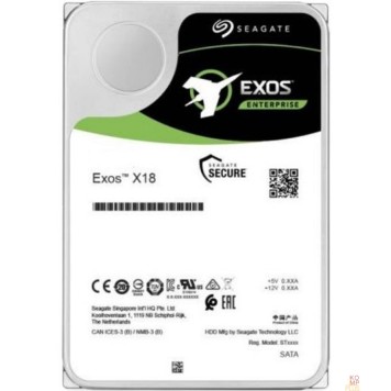 Жесткий диск 12TB Seagate Exos X18 (ST12000NM000J) {SATA 6Gb/s, 7200 rpm, 256mb buffer, 3.5