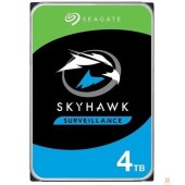 Жесткий диск 4TB Seagate Skyhawk (ST4000VX016) {Serial ATA III, 5400 rpm, 256mb, для видеонаблюдения}
