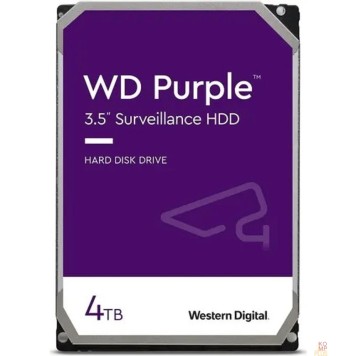 Жесткий диск 4TB WD Purple (WD43PURZ) {Serial ATA III, 5400- rpm, 256Mb, 3.5