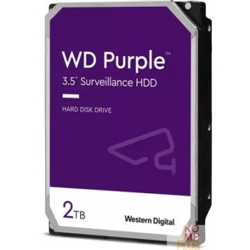 Жесткий диск 2TB WD Purple (WD23PURZ) {Serial ATA III, 5400- rpm, 256Mb, 3.5