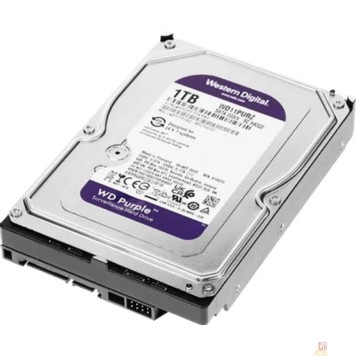 Жесткий диск 1TB WD Purple (WD11PURZ) {Serial ATA III, 5400- rpm, 64Mb, 3.5