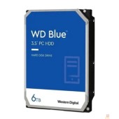 Жесткий диск 6TB WD Blue (WD60EZAX) {Serial ATA III, 5400 rpm, 256Mb buffer}