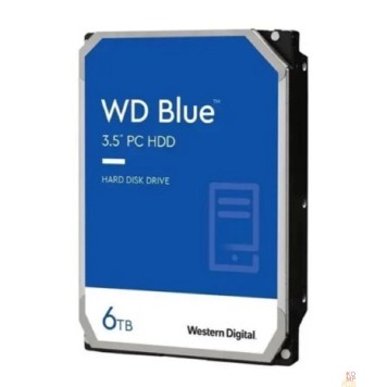 Жесткий диск 6TB WD Blue (WD60EZAX) {Serial ATA III, 5400 rpm, 256Mb buffer}