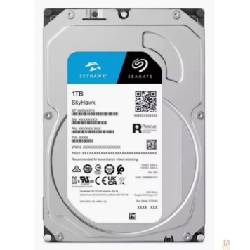 Жесткий диск 1TB Seagate Skyhawk (ST1000VX013) {Serial ATA III, 5400 rpm, 256mb, для видеонаблюдения}