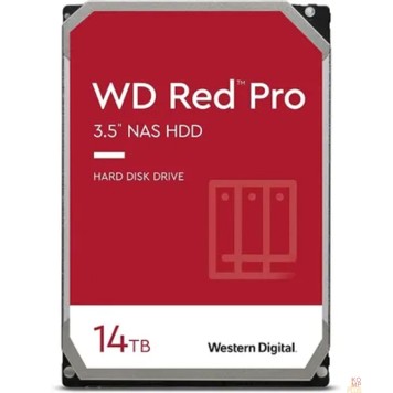 Жесткий диск 14TB WD Red Pro (WD142KFGX) {Serial ATA III, 7200- rpm, 512Mb, 3.5