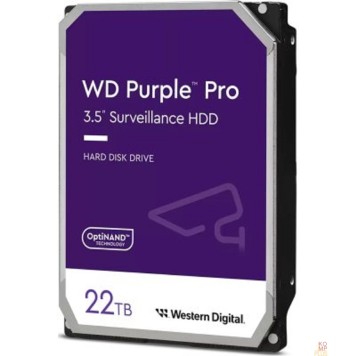 Жесткий диск 22TB WD Purple Pro (WD221PURP) {Serial ATA III, 7200- rpm, 512Mb, 3.5