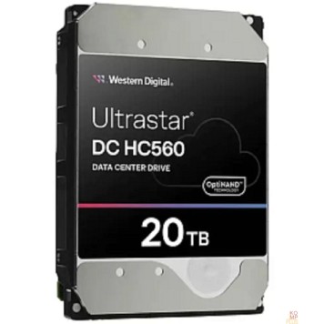 Жесткий диск HDD WD SAS Server 20Tb Ultrastar DC HC560 7200 12Gb/s 256MB WUH722020BL5204-1
