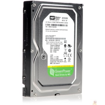 Жесткий диск 1TB WD AV-GP Video Surveillance 5400 RPM 64mb SATA3 WD10EURX RECERTIFIED HDD