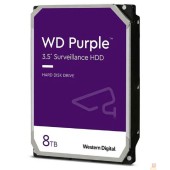 Жесткий диск 8TB WD Purple (WD85PURU) {Serial ATA III, 5640- rpm, 256Mb, 3.5
