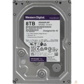 Жесткий диск 8TB WD Purple Pro (WD8002PURP) {Serial ATA III, 7200- rpm, 256Mb, 3.5