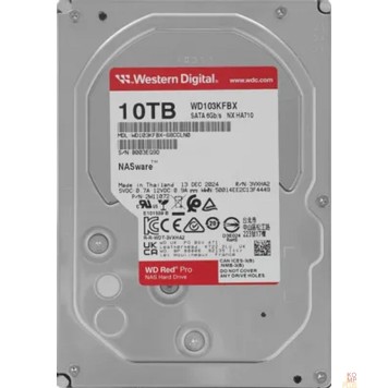 Жесткий диск 10TB WD Red Pro (WD103KFBX) {Serial ATA III, 7200- rpm, 512Mb, 3.5