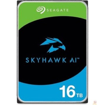Жесткий диск 16TB Seagate SkyHawkAl (ST16000VE004) {SATA 6 Гбит/с, 7200 rpm, 256 mb buffer, для видеонаблюдения}
