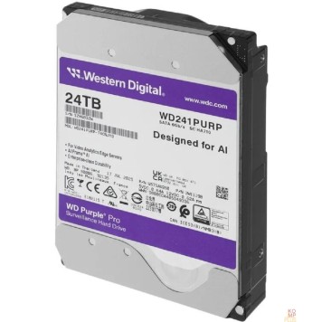 Жесткий диск 24TB WD Purple Pro (WD241PURP) {Serial ATA III, 7200- rpm, 512Mb, 3.5