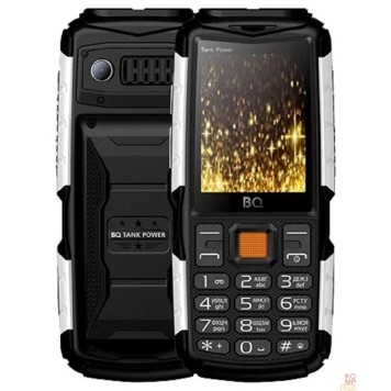 Мобильный телефон BQ 2430 Tank Power Black+Silver