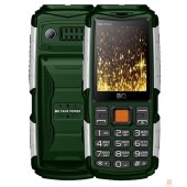 Мобильный телефон BQ 2430 Tank Power Green+Silver