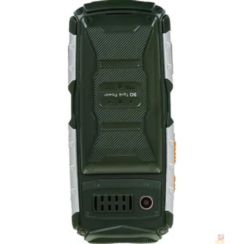 Мобильный телефон BQ 2430 Tank Power Green+Silver-2