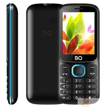 Мобильный телефон BQ 2440 Step L+ Black+Blue (242160)