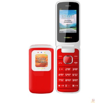 Мобильный телефон TEXET TM-325 цвет гранатовый  NEW