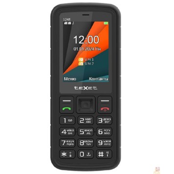 Мобильный телефон TEXET TM-524R цвет черный