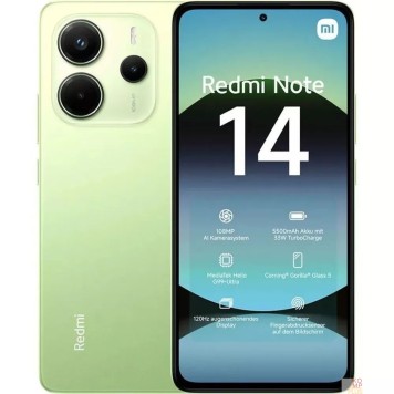 Смартфон/акссесуар Xiaomi Redmi Note 14 8GB/128GB Lime Green 61647