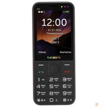 Мобильный телефон TEXET TM-315 цвет черный-красный-1