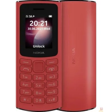 Мобильный телефон NOKIA 106 TA-1564 DS EAC1 RED 1GF019BPB1C02