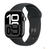 Умные часы Apple Watch Series 10 42mm Jet Black Aluminium Case with Black Sport Band - S/M (MWWE3LW/A)