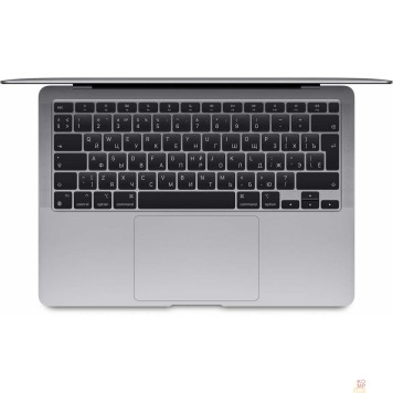 Ноутбук Apple MacBook Air 13-inch Late 2020 MGN63LL/A (КЛАВ.РУС.ГРАВ.) Space Grey 13.3'' Retina {(2560x1600) M1 8C CPU 7C GPU/8GB/256GB SSD/рекоменд.переходник 11007065} (A2337 США)-2